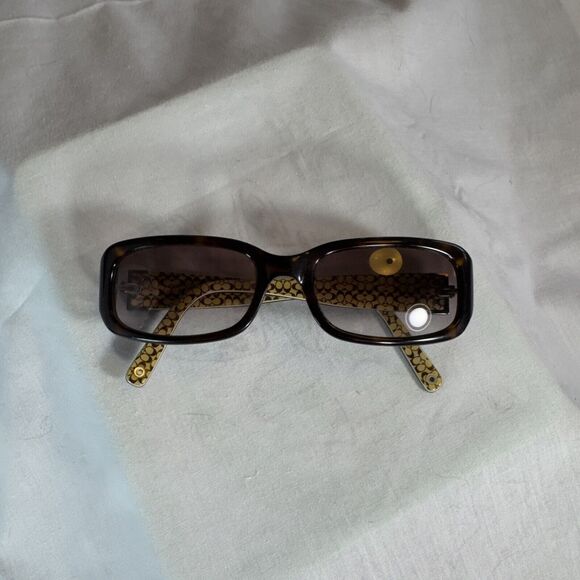 Coach Andie S421 Eyewear FRAMES 52-18-135 Rectangle TV6 33105 Dark Tortoise - Picture 8 of 8